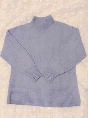 New! Everlane Soft Wool Blue Gray Sweater